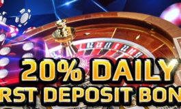 20% Daily First Deposit Bonus - CasinoJR