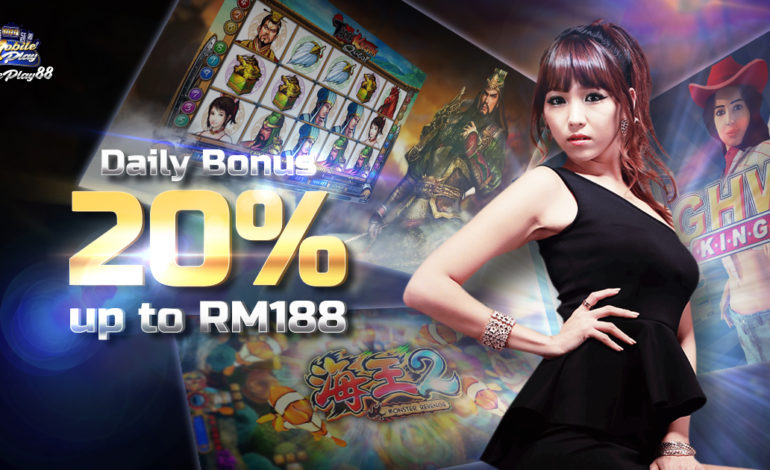 DAILY ONLINE CASINO BONUS- MOBILEPLAY88