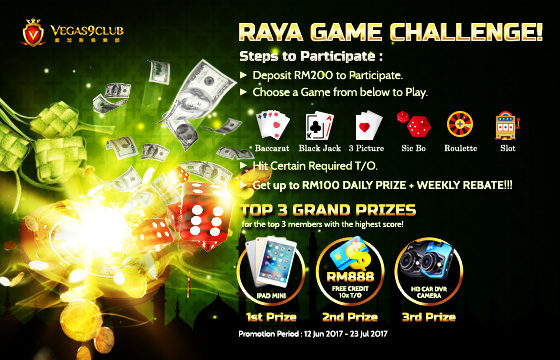 Raya Game Challenge! - Vegas9club